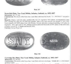 American Military Belt Plates 