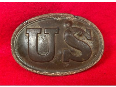 US Belt Buckle - Initials "JB" with Bayonet Tip Marks