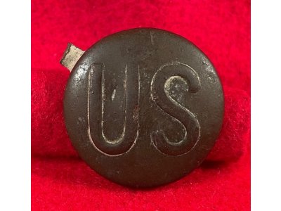 "US" Rosette for Horse Blinder - Post-Civil War