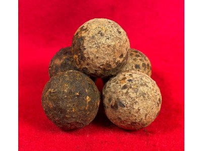 Five 1.3 Inch Canister Shot for 24 Pounder Howitzer - Smith County, TN
