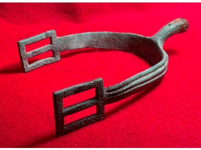 US Officer's "Christmas" Spur Marked "PATENTED DEC 24, 1861."