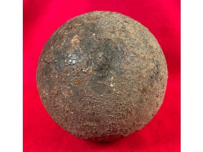 12 Pounder Solid Shot Cannonball