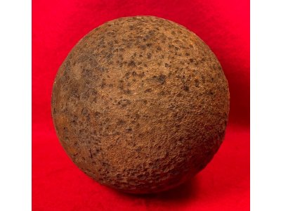 12 Pounder Solid Shot Cannonball