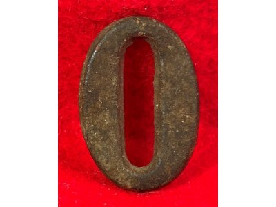 Regimental Number "O" - Large Size