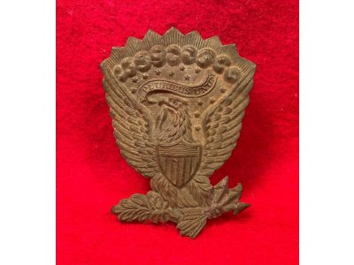 Federal "Jeff Davis" Hat Insignia