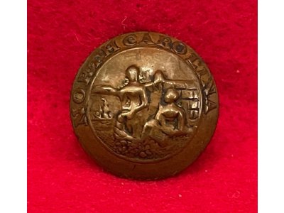 North Carolina State Seal Coat Button 