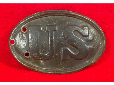 US Cartridge Box Plate Field Conversion to Waist Belt Buckle