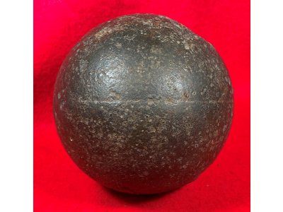 12-Pounder Solid Shot Cannonball