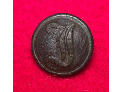 Confederate Infantry Coat Button - "Script I"