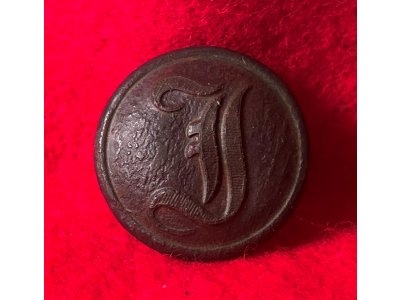 Confederate Infantry Coat Button - "Script I"