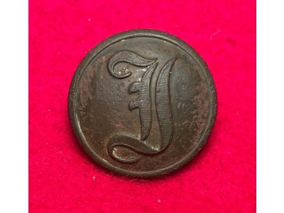 Confederate Infantry Coat Button - "Script I"