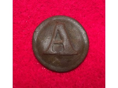 Confederate Artillery Coat Button
