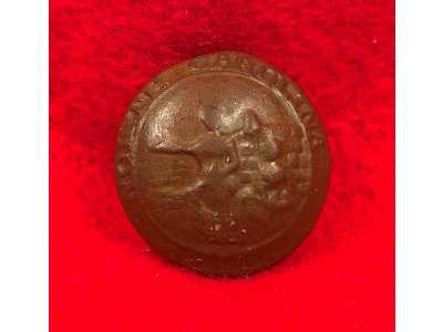 North Carolina State Seal Coat Button - Star in Channel