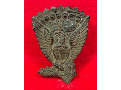 Federal "Jeff Davis" Hat Plate