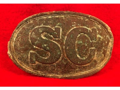 South Carolina Belt Buckle - Very Rare - Published