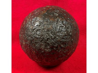 Pre-Civil War Solid Shot Cannonball - Revolutionary War - War of 1812