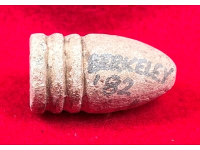 .54 Caliber 3-Ring Bullet - Marked "BERKELEY '82"
