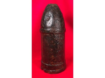 Confederate 3-Inch Bourreleted "Virginia Prototype" Read Shell