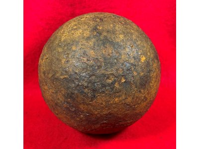 12-Pounder Solid Shot Cannonball