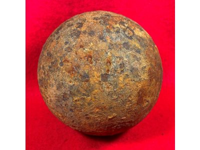 12-Pounder Solid Shot Cannonball