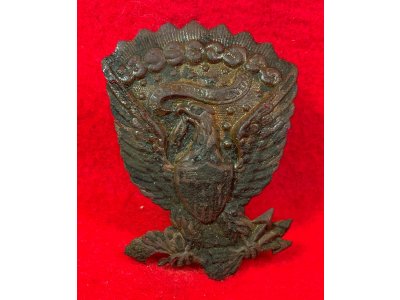 Federal "Jeff Davis" Hat Plate