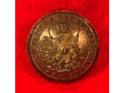 Virginia State Seal Coat Button - "Soup Bowl"