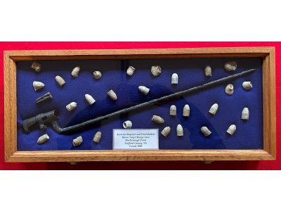 Austrian Bayonet & Bullet Display - Marlborough Point - Trimmer Collection