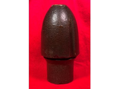 Federal 3 Inch Type II Hotchkiss Common Shell Nose Section with Brass Fuze Adaptor