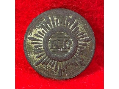 North Carolina "Sunburst" Coat Button