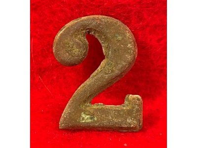Regimental Number "2" - Small Size