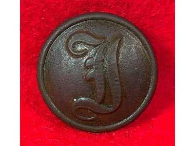 Confederate Infantry Coat Button - "Script I"