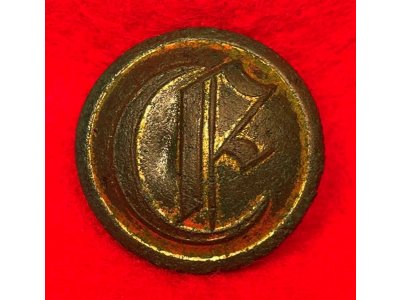 Confederate Engineers Coat Button