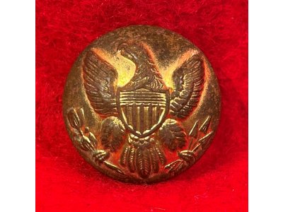 Federal Geneal Service Eagle Coat Button - Gilt & Thread