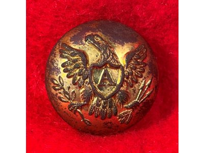 Federal Artillery Coat Button - "FINE . GOLD . PLATE"