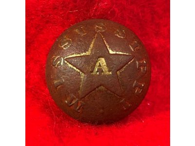 Mississippi Artillery Coat Button