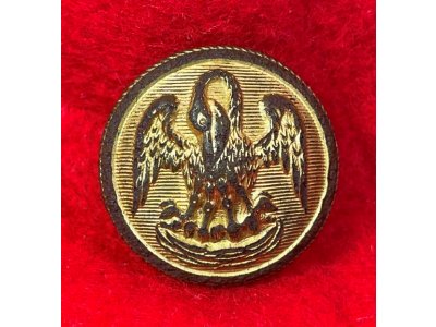 Louisiana State Seal Coat Button