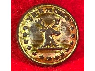 Vermont State Seal Cuff Button