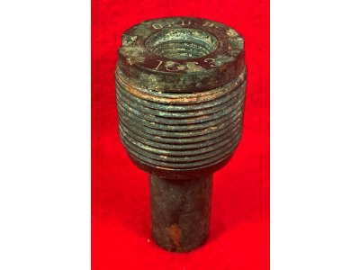 Federal Naval Watercap Fuze - Dated 1863