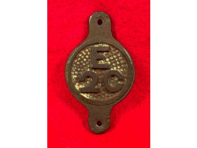 Rare Federal Bridle Bit Boss Insignia - Company E 2nd Cavalry