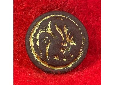 Louisiana State Seal Cuff Button - Confederate Copy