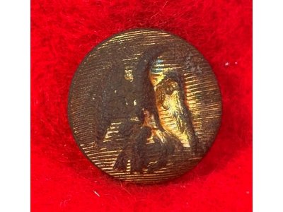 Confederate Staff Army Officer Coat Button - Rare Local