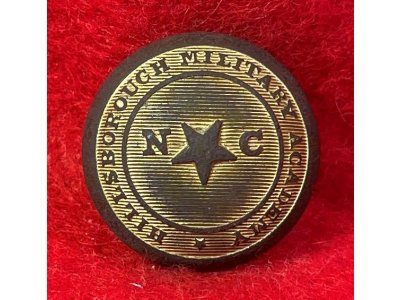 North Carolina Hillsborough Military Academy Coat Button