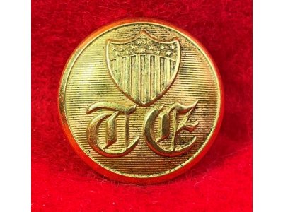 Federal Topographical Engineers Coat Button