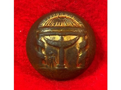 Georgia State Seal Coat Button