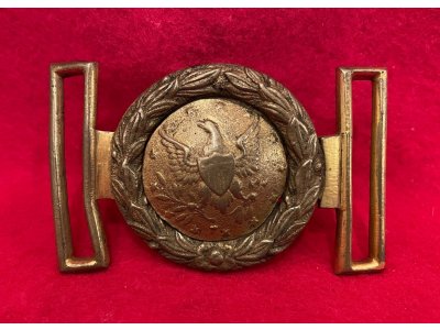 U.S. Militia Waist Belt Plate ca. 1850-1875 - The Buckle Pictured in "American Military Belt Plates"