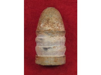Confederate .71 Caliber Rifled Musket Bullet - Huge