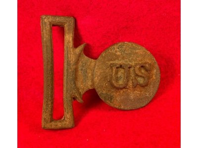 US Artillery Belt Buckle Tongue - Marked "Storms"