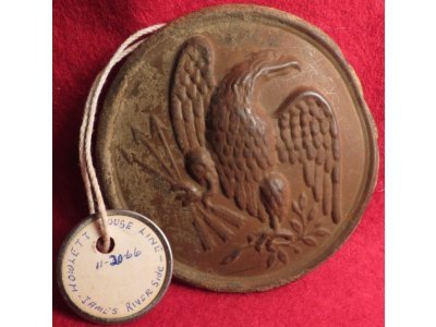 Eagle Plate Stamped H. A. DINGEE