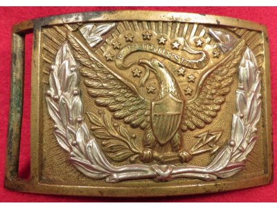 Federal Sword Waist Belt Buckle - Bench Numbered "896"