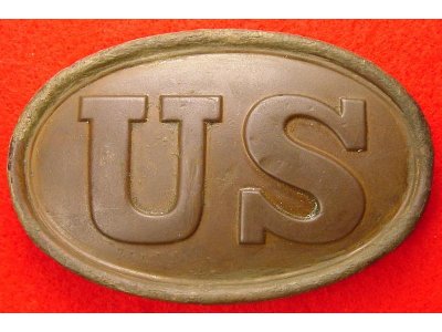 US Cartridge Box Plate - Marked "E. GAYLORD" 